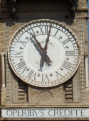 Church clock in Palermo